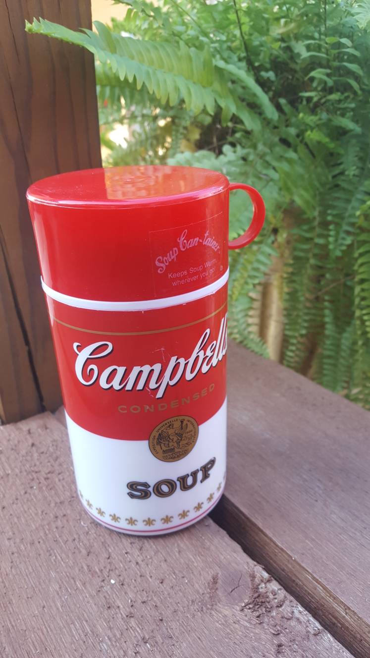 Campbell's Soup Thermos, Thermos Set, Red and White, Food Carrier