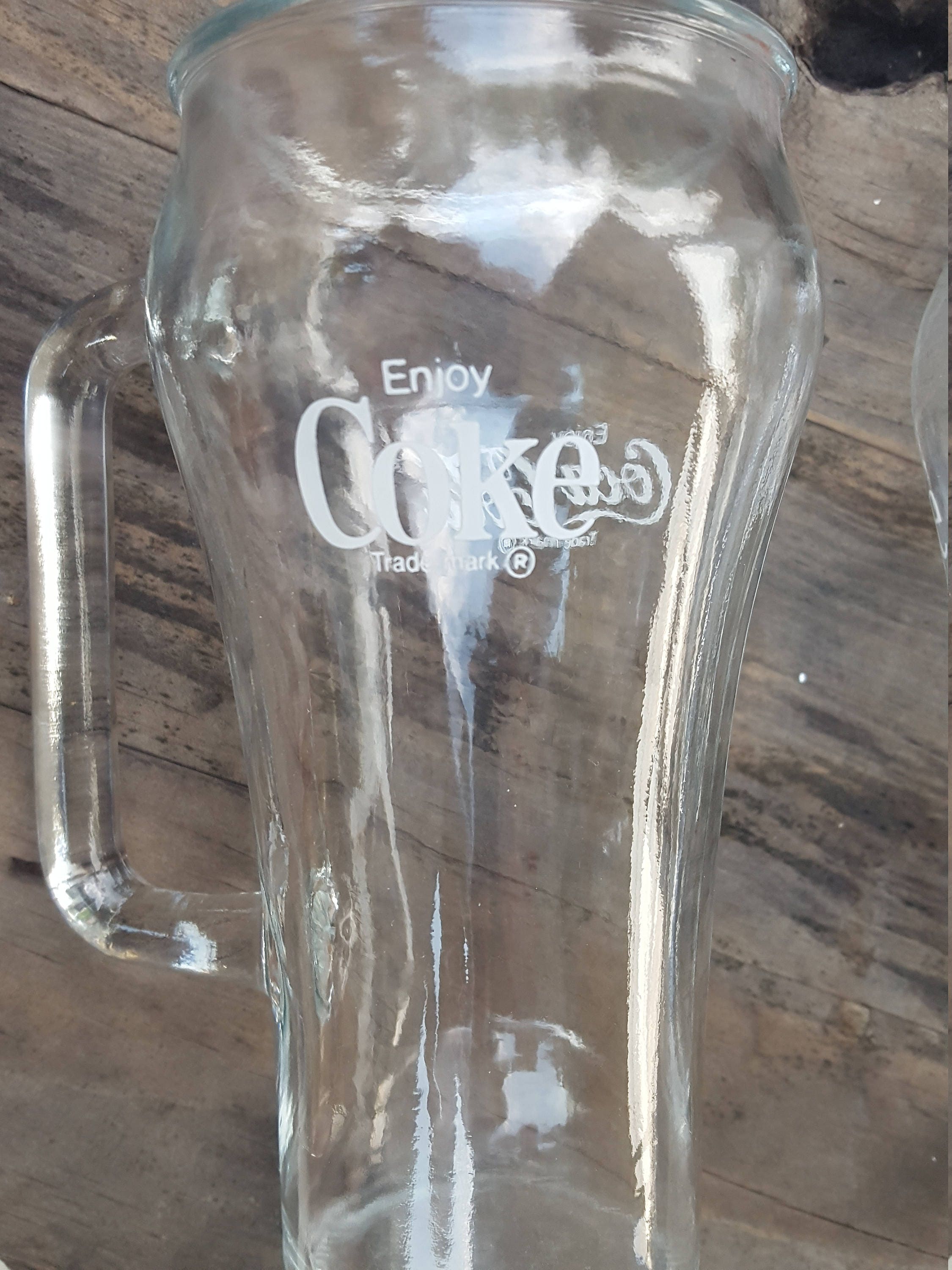 Vintage Coca Cola Glasses / Drinking Mugs / Coca Cola / Advertisement Memorabilia / Barware