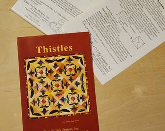 Thistles Quilt Design / Quilt Block Pattern / Piece O Cake / Quilting Patterns