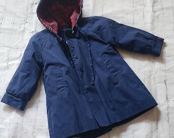 Vintage 3T London Fog Coat / Navy Child Coat
