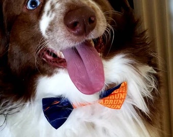 Over the Collar Pet Bow / Wedding Dog Bow tie / UTSA Bow tie / Best Man Neckwear / Removable Bow Tie / Pet Neckwear