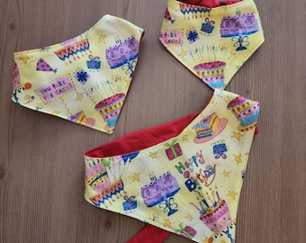 Birthday Pet Bandanas / Dog Bandana