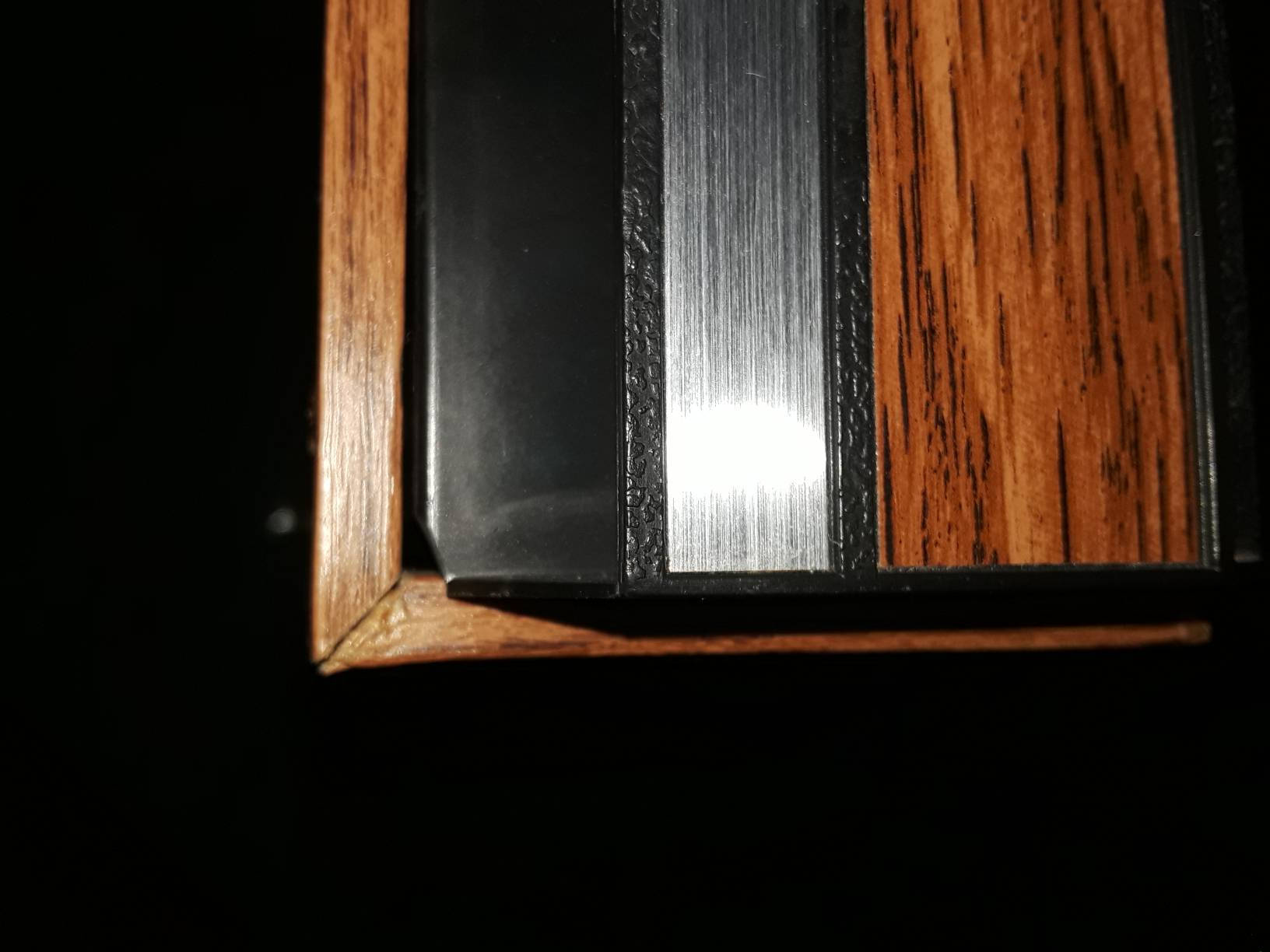 Vintage Audio Cassette Storage / Tape Cassette Storage Wood Box