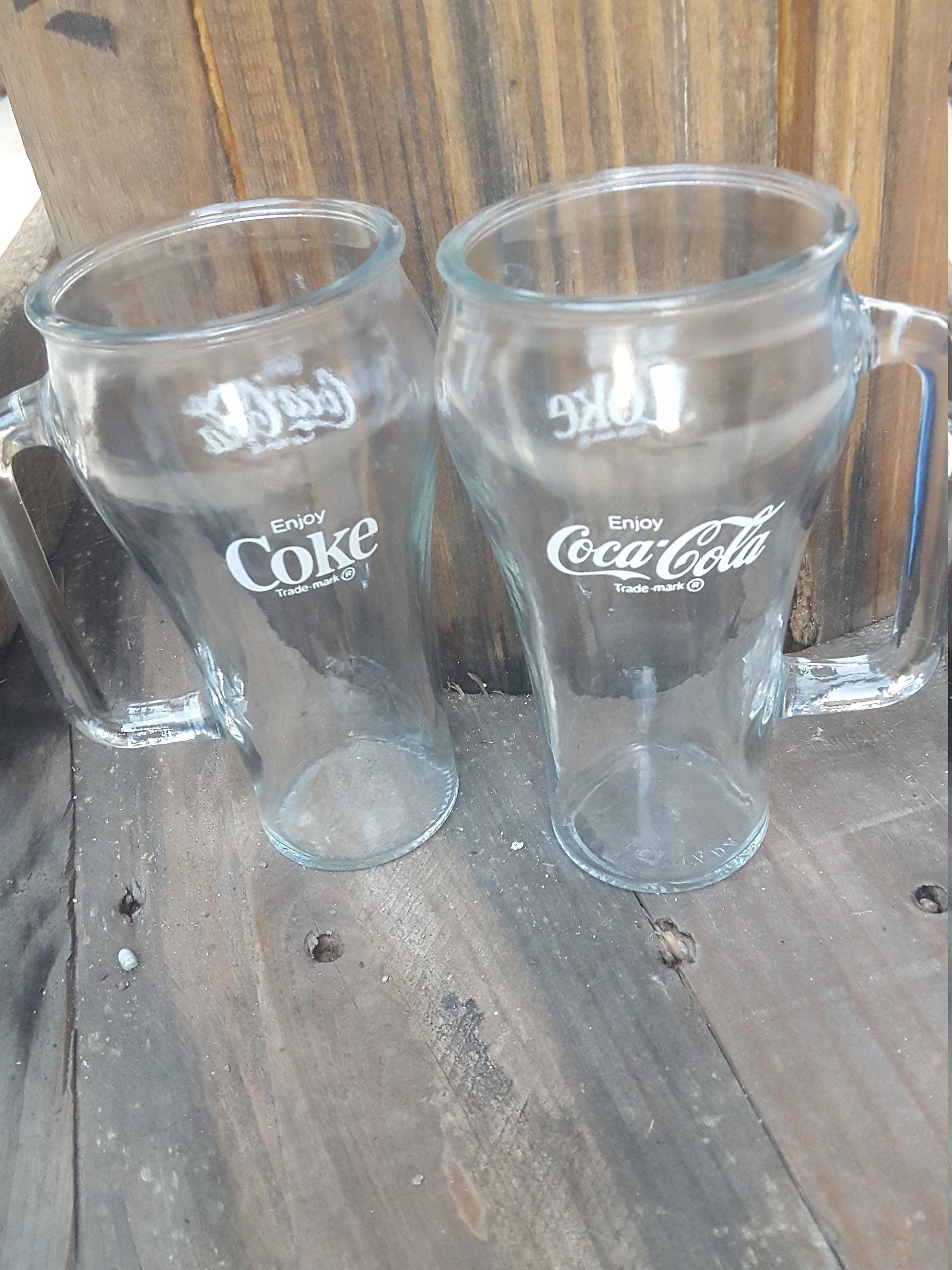 Vintage Coca Cola Glasses Drinking Mugs Coca Cola Advertisement a-can-of-coca-cola-is-being-sold-for-over-300-000