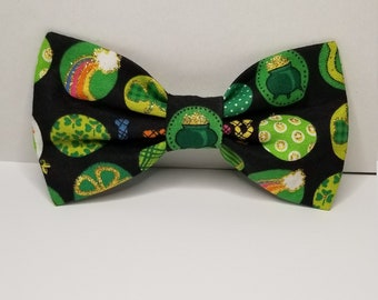 Unisex St Patrick's Day Clip On Bow Tie / Lucky Bow Tie