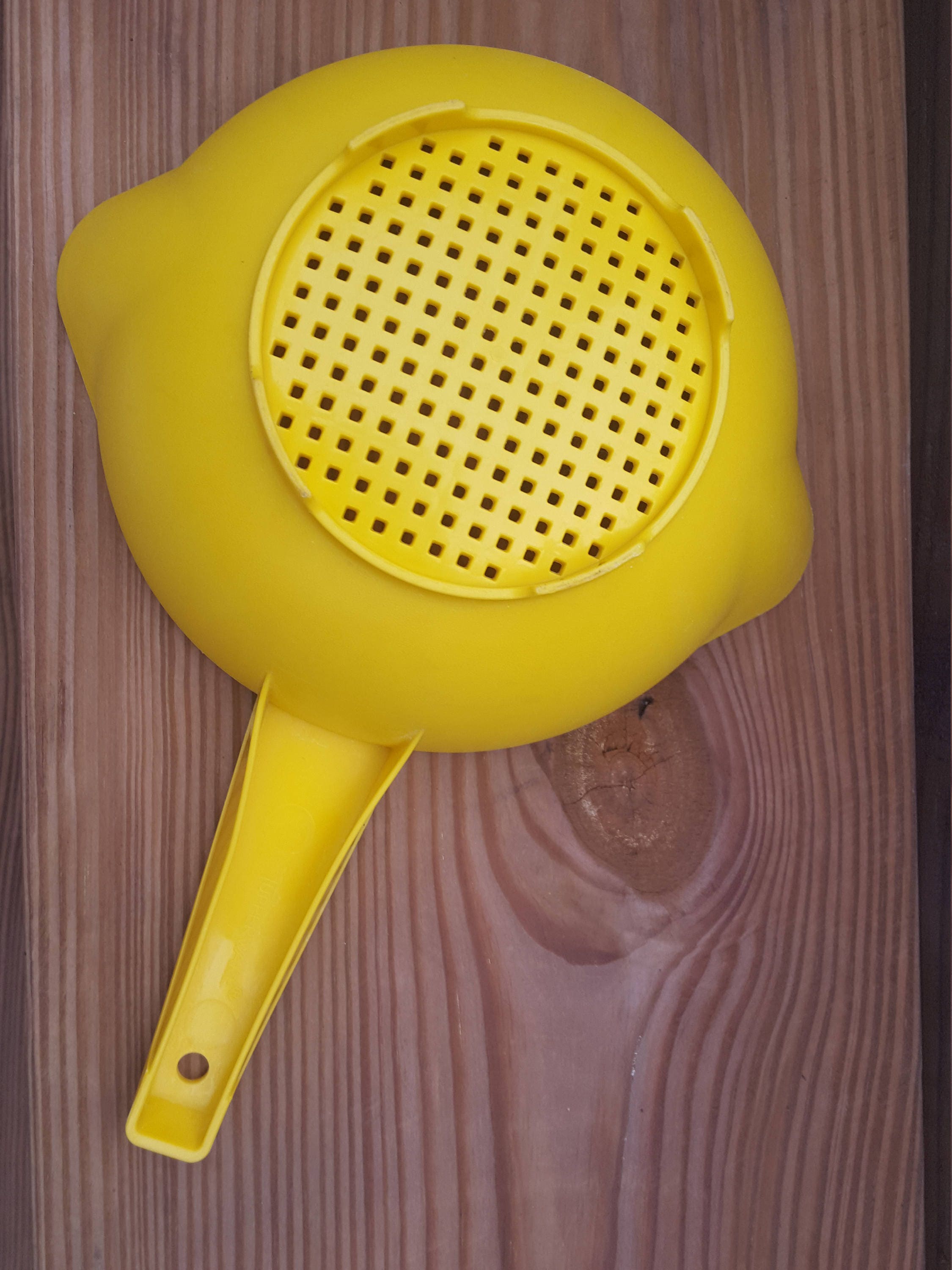 Vintage Tupperware Colander / Strainer / Colander / Yellow / Kitchen ...