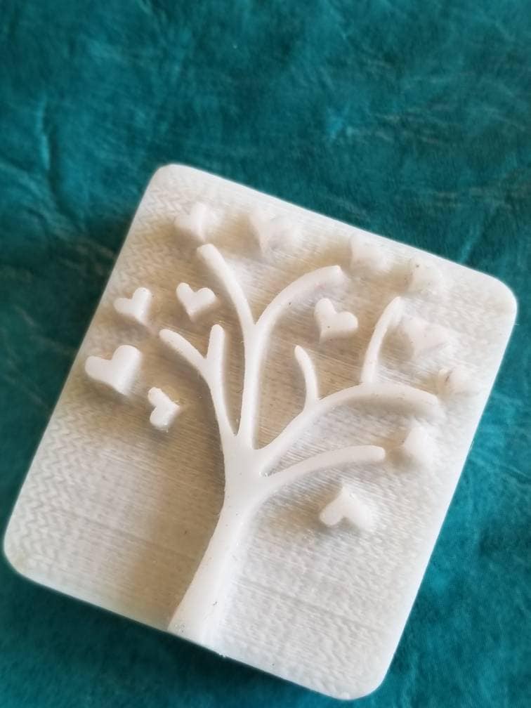 Heart Tree Design Handmade Soap Stamp Diy Soap Pattern - Temu