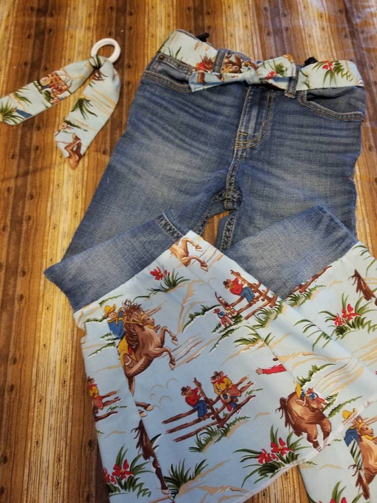 Girls Rockabilly Flare Jean's / Cowgirl 