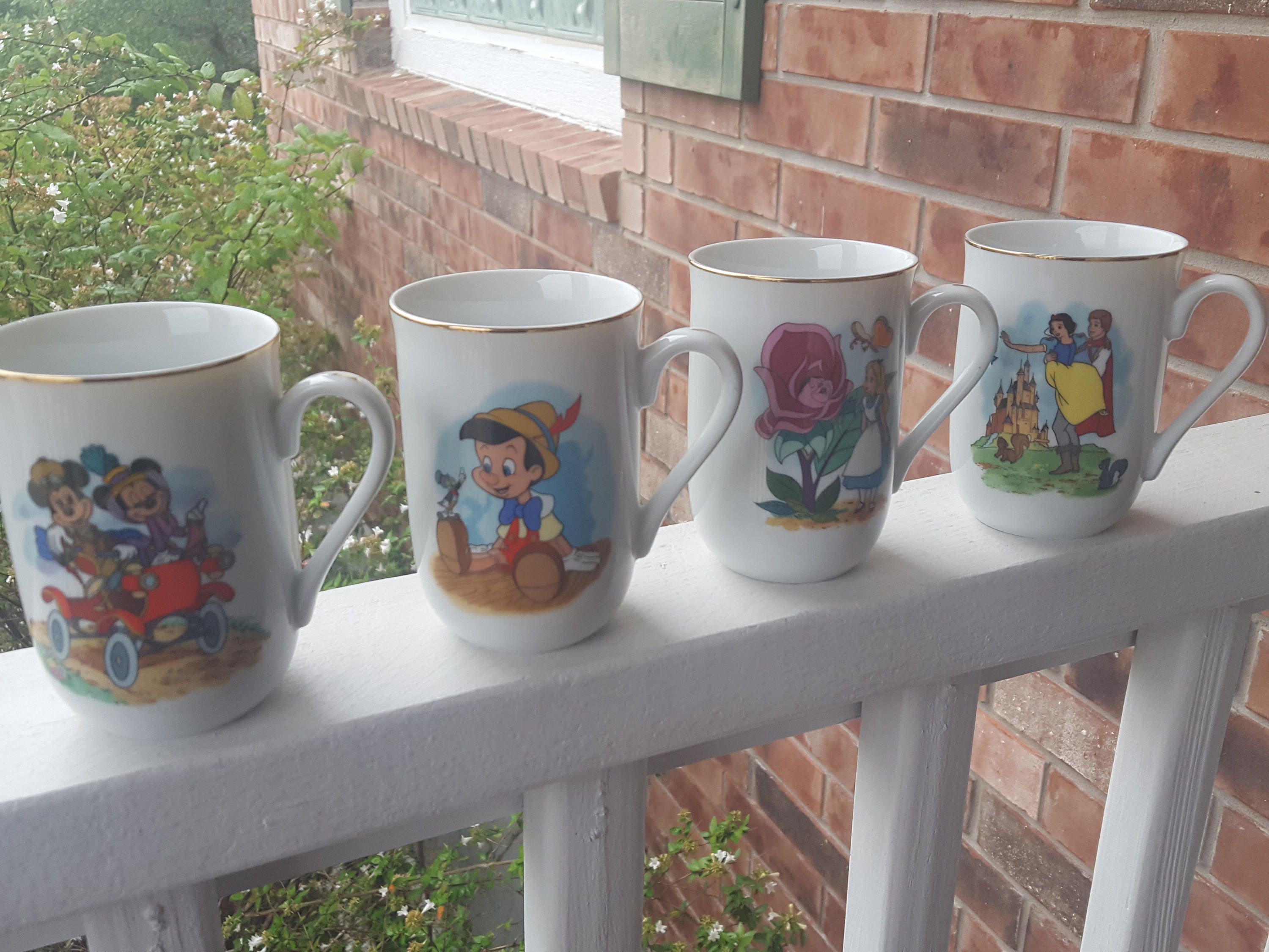 Disney Cups /Vintage Disney Classic Mugs Collection / Mickey