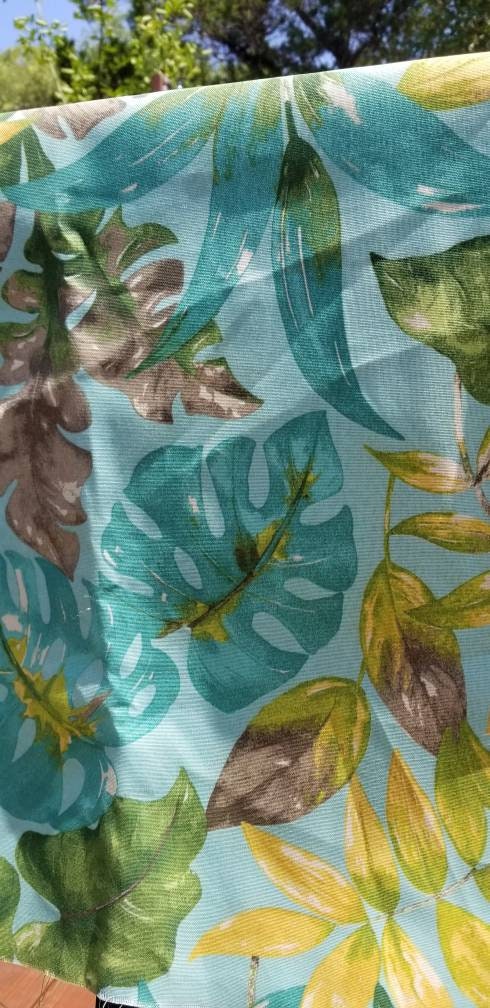 Indoor Outdoor Fabric / Blue Lagoon / Bryant Industries/ Teal Green ...