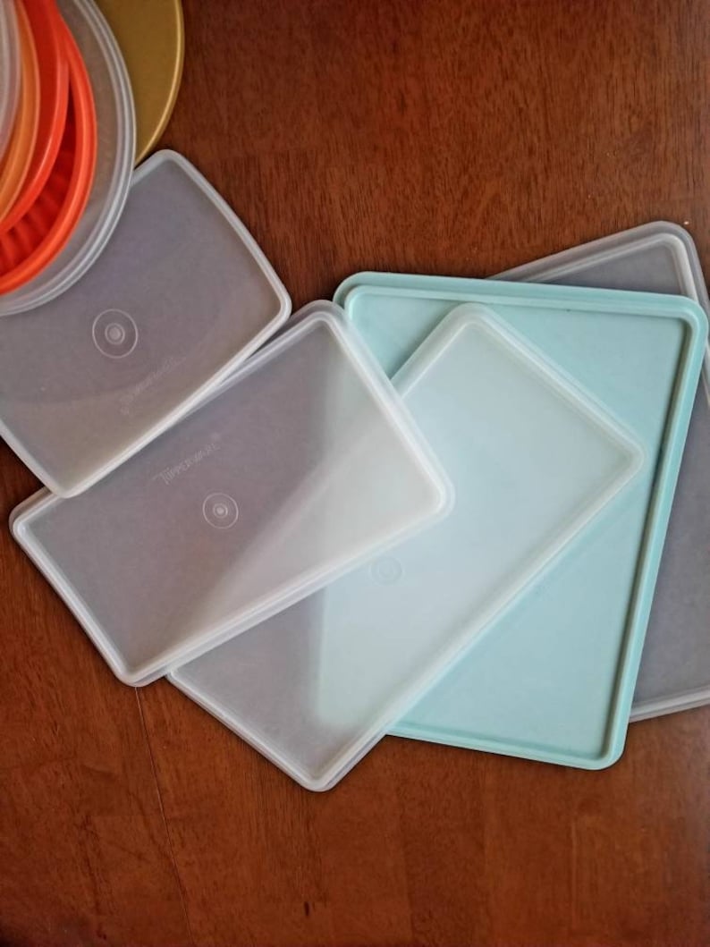 Vintage TUPPERWARE LIDS / Replacement Lids / Tupper Ware Etsy