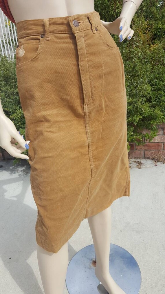 Vintage Gloria Vanderbilt Corduroy Skirt - image 2