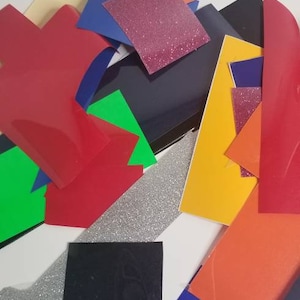 Vinyl Grab Bag / 40 Piece / Iron On / Glitter / Outdoor 651 / Vinyl
