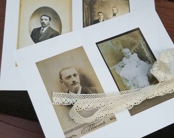 Antique Family Photos Digital Download / Instant download / vintage photographs / junk journal/ ephemera / journal / Antique Baby Picture