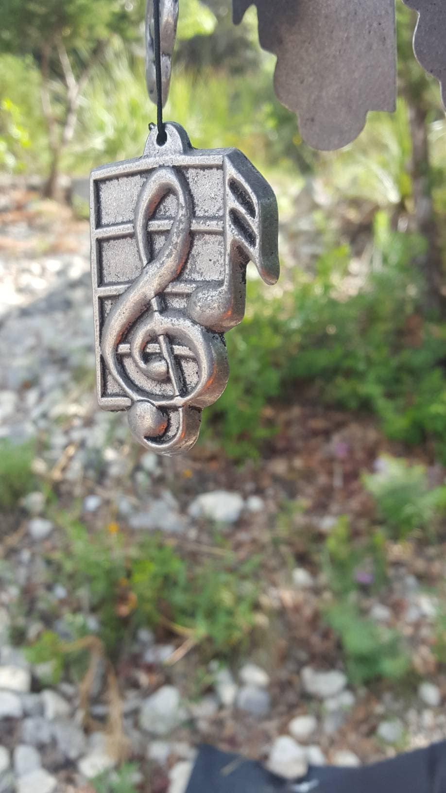 Vintage Wind Chime / Music Note Chime / Treble Clef / Music / Teacher