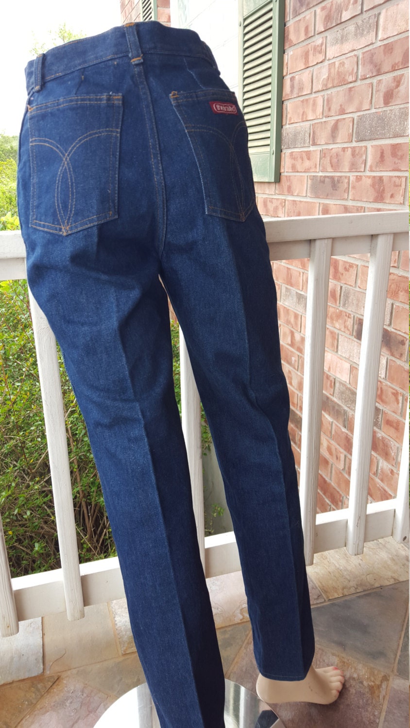 The Limited High Waisted Denim Jeans 80's Indigo Jeans, Blue Jeans