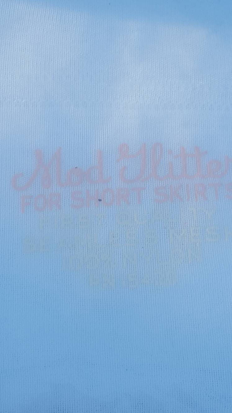 Vintage Garter Stockings / Glitter White / Mod Glitter for Short Skirts  White Hosiery / Retro Panty Hose / Pin Up / Stockings / Garter Belt