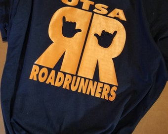 UTSA Roadrunners / Roadrunner T Shirt / Birds Up / Let's Get Rowdy / Vintage Inspired