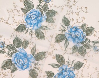 Blue Rose Decoupage Nakins / Scrapbooking Supplies