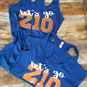 Let&#39;s go 210 Racerback Tank / Roadrunner Shirt / Glitter Tank / Birds up / Game Day Shirt