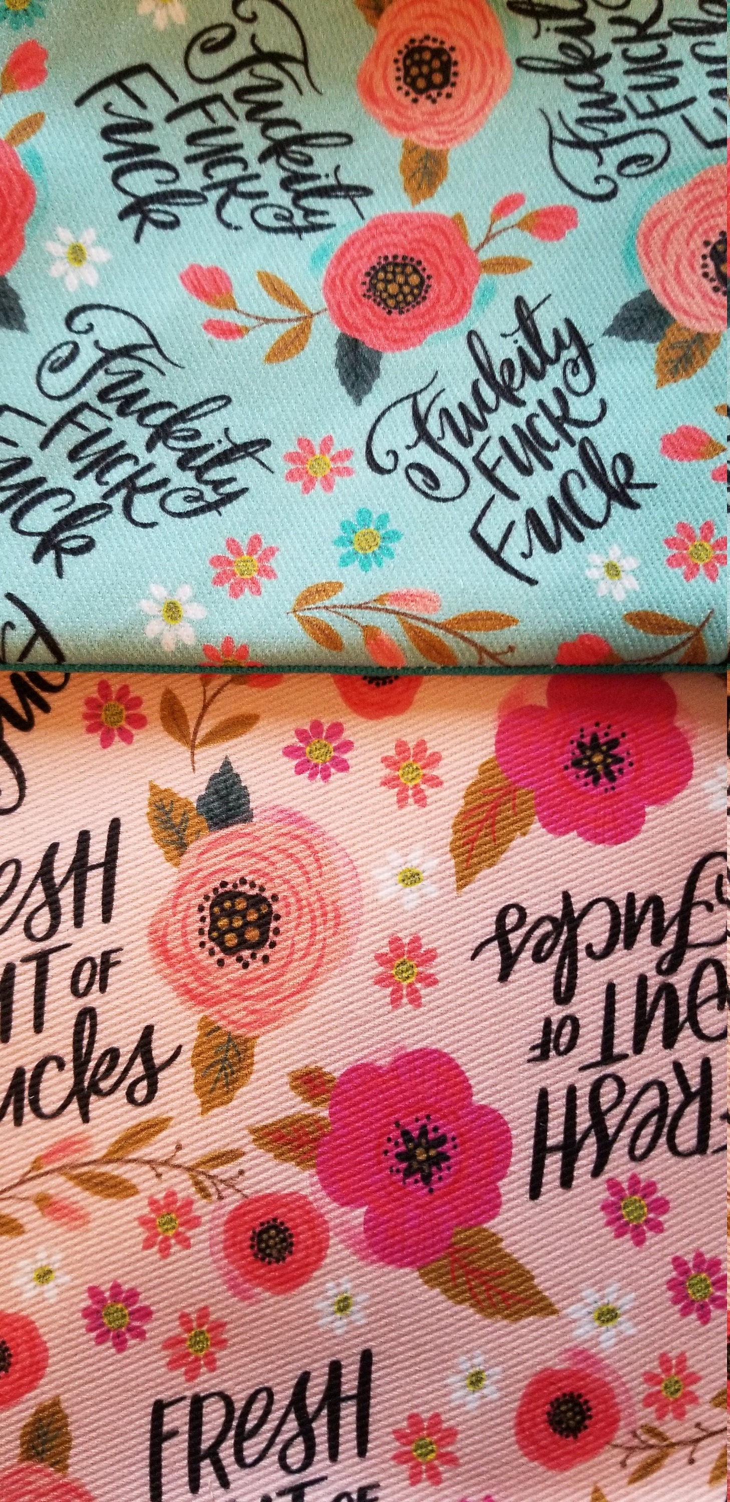 Swear Cosmetic Bag / Accessory Case / Curse word Bag / Swear Bag