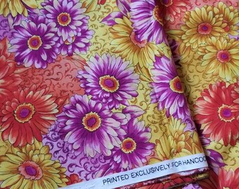 Floral Fabric by the yard / Tropical Trading / Hancock Fabrics