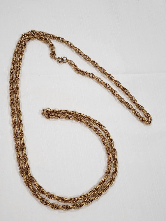 Vintage Napier Long Necklace / Signed /  Napier / 