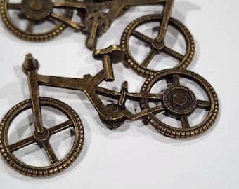 Miniature Bike Favors / Jewelry Making / Bike Charms