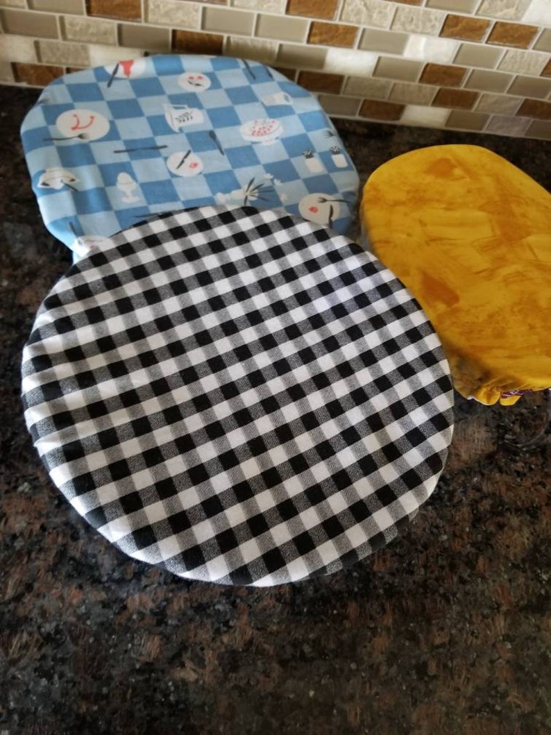 Bowl Covers Reusable Bowl and Plate Covers RV Camping Picnic Accessories Hostess Gift