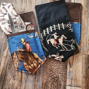 Western Cutlery Pockets / Cowboy Place Setting / Cutlery Pouch / Birthday Day Table Set