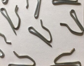 Two Prong Drapery Hooks 14 Pcs Etsy