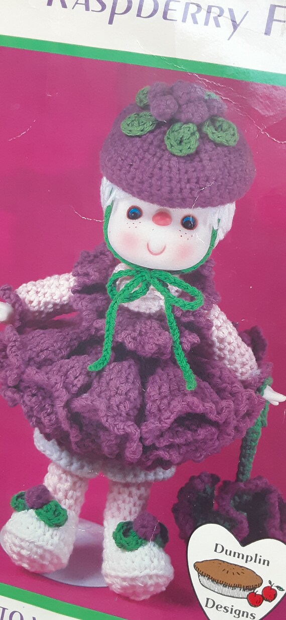 Tools Raspberry Fluff Dumplin Design Lollipop Lane Crochet Fashion Doll