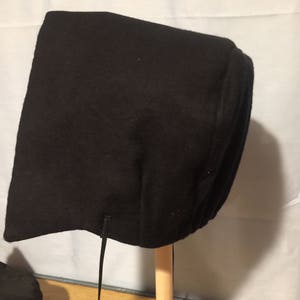 Girls 7-14 Sunbonnet Thanksgiving Pioneer Colonial Hat. Soft Sturdy Cotton Satin Calico or Warm FLANNEL