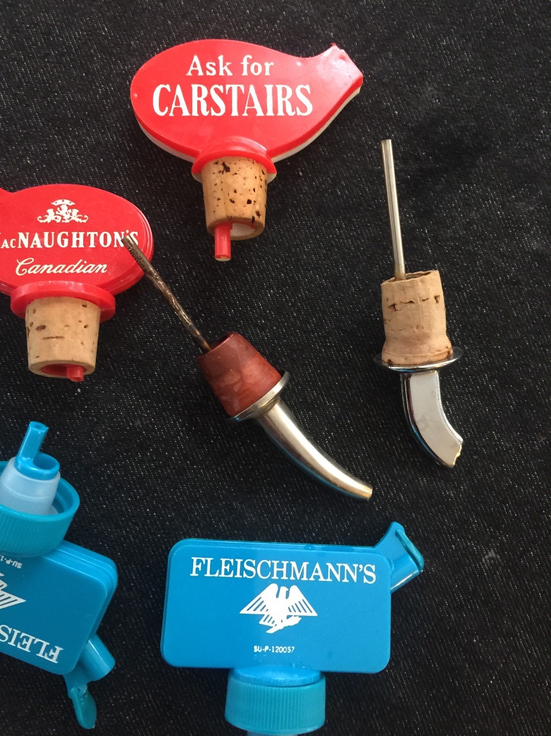 Macnaughtons Canadian Carstairs Fleischmanns Liquor Bottle Etsy