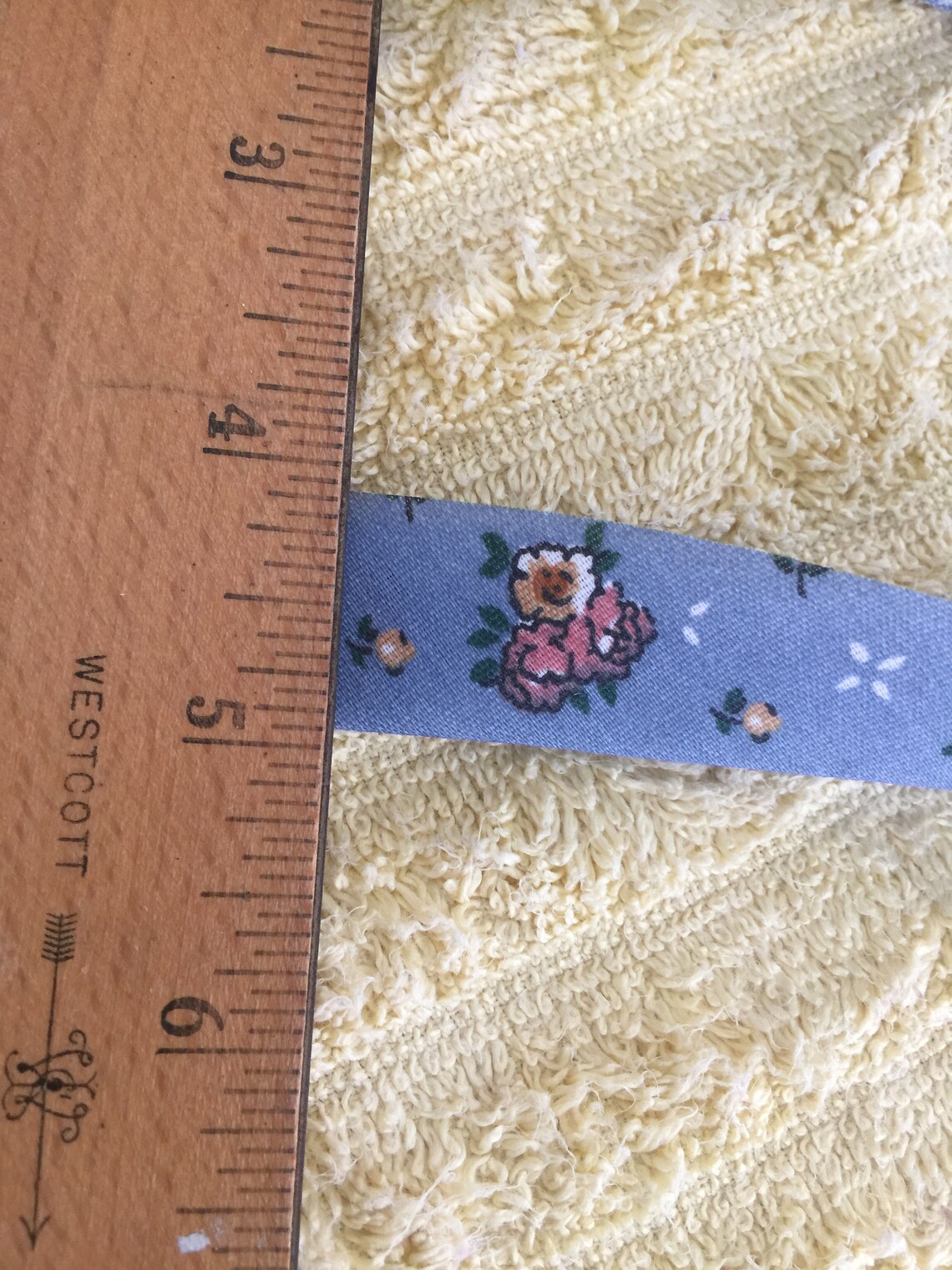 Blue Calico Floral Flat Bias Binding Trim Bulk Lot 40 YARDS - Etsy