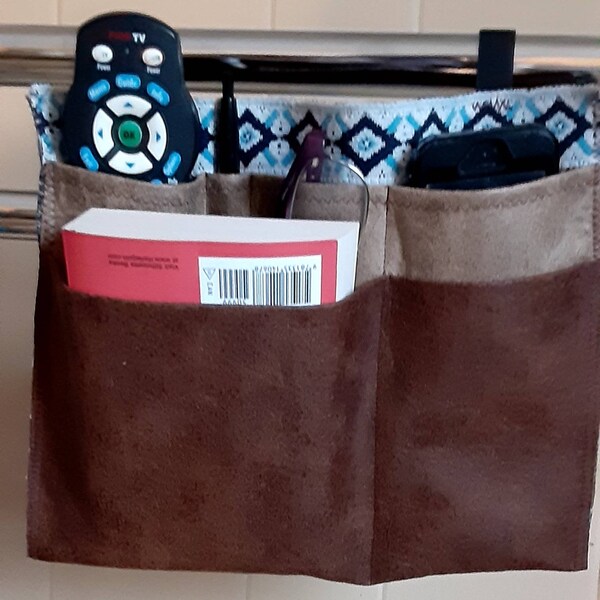 Headboard Remote Control Organizer Etsy