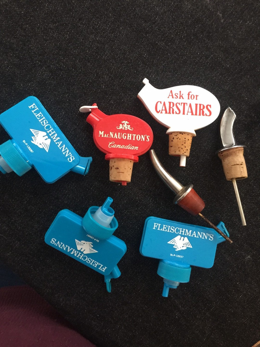 Macnaughtons Canadian Carstairs Fleischmanns Liquor Bottle Etsy