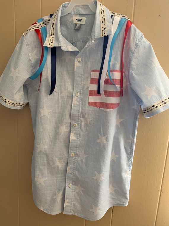 American California Blue Trim Shirt American California Blue Trim Shirt