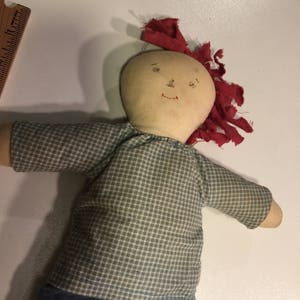 15 inch Prim RAGGEDY ANDY Boy Doll.  Handmade.