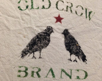 Old Black Crow Hand Stenciled Pot Holder Kit, 7.5 inch, Scented DIY