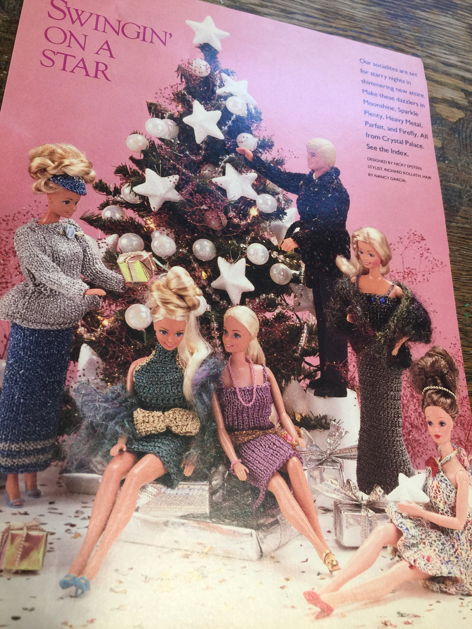 Barbie Ken CHRISTMAS Holiday Formal Fashion Doll Wear Crochet. - Etsy