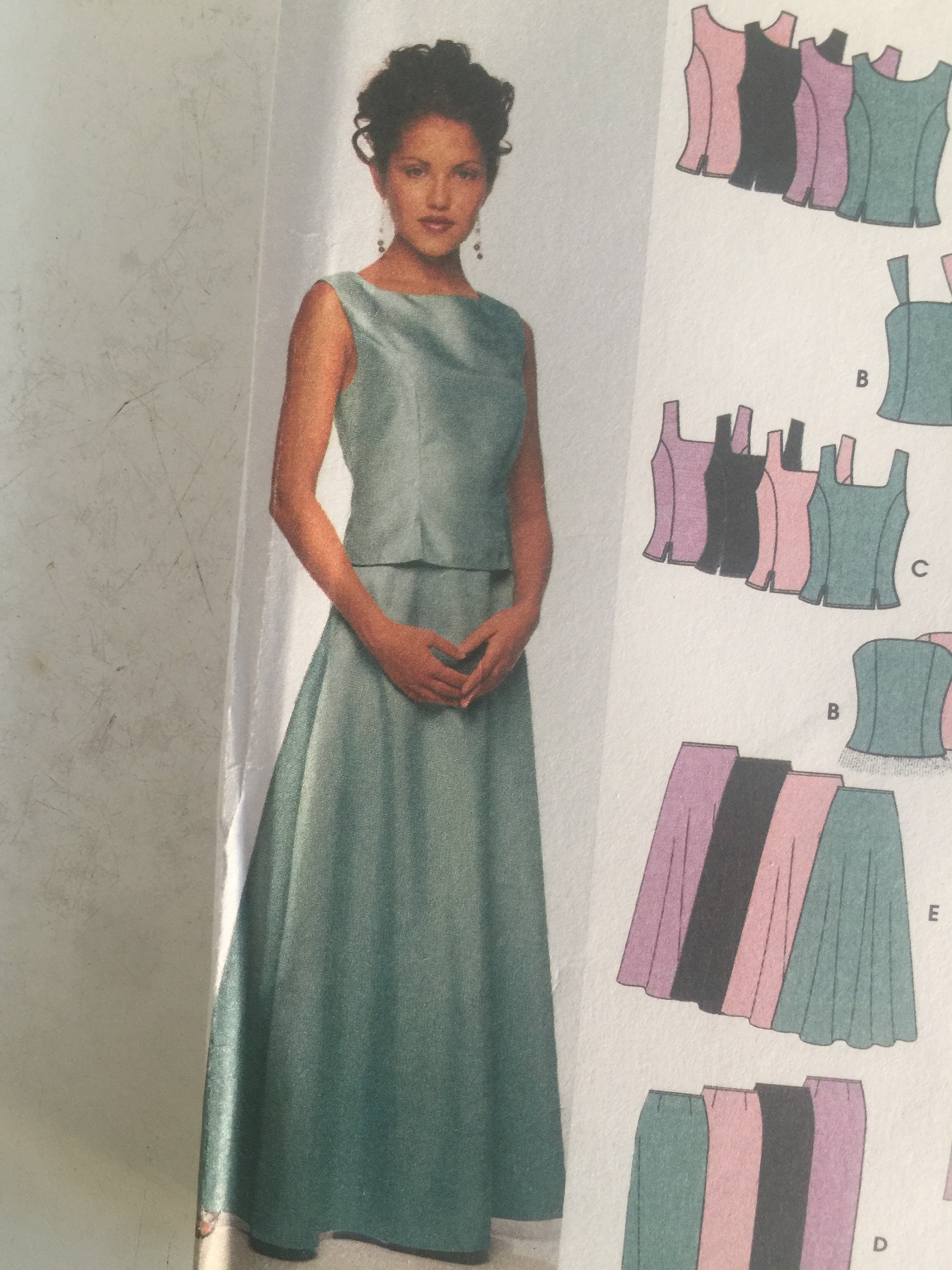 Misses Special Occasion Evening Tops Skirts and Wrap. Etsy Norway