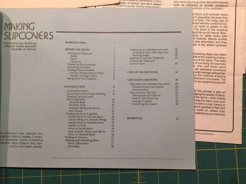 Making SLIPCOVERS
