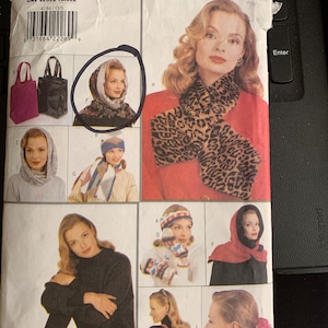 Misses&#39; Gift Accessories. Butterick #4184 Easy sewing pattern