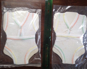 Baby Doll UNDERWEAR Set, Fits 12 - 16&quot; Doll, in Original Plastic!  2 complete pair.