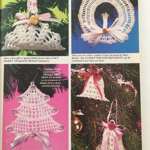 VICTORIAN CROCHET Christmas Holiday Ornaments Crochet Patterns. PDF Instant Download!