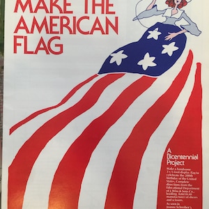 Sy ett amerikanskt flaggaprojekt på 3x5 fot: PDF-mönster