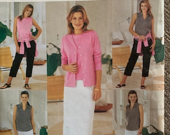 Misses 14-16-18 Petite Skirt, Pants, Top, Cardigan.  Butterick #3461. Lifestyle by Kathy Ireland. Fast & Easy.