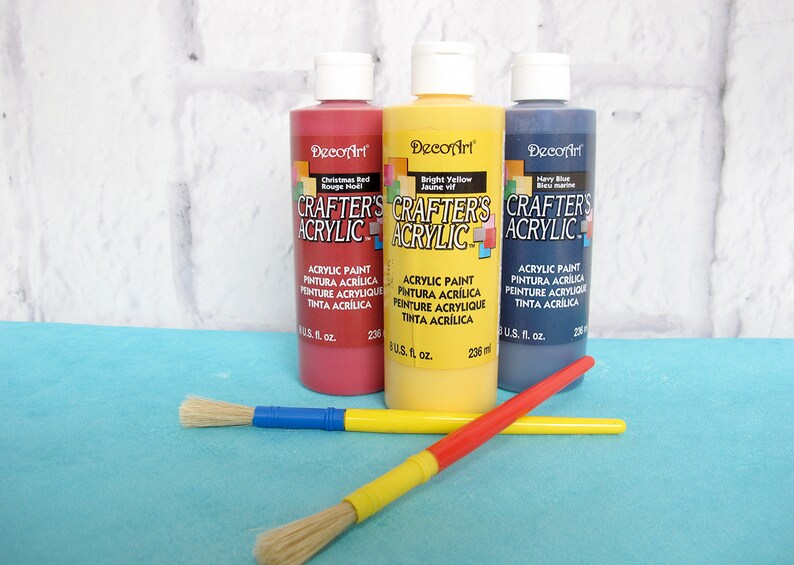 Decoart Acrylic Crafters Paint Holiday Green Paint Kids Art Party Paint