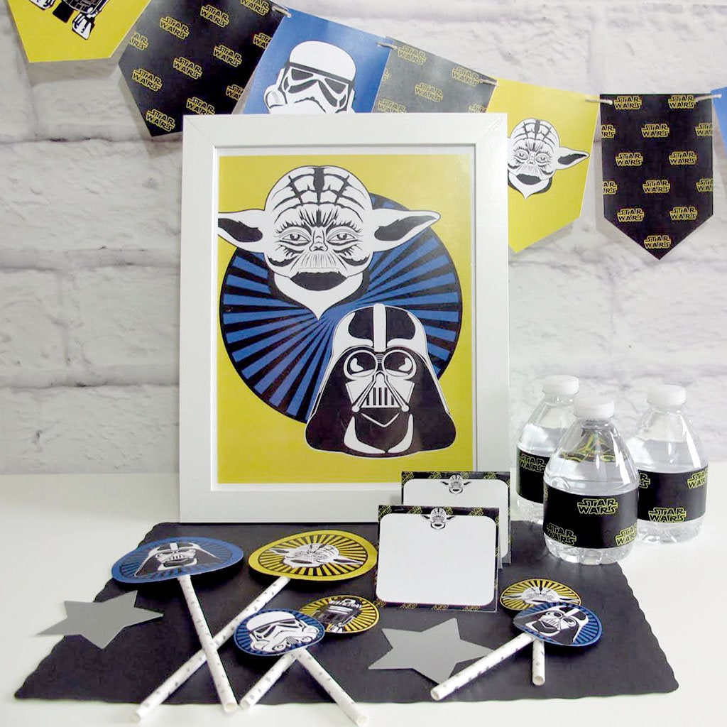 Star Wars Party DIY Printable Star Wars Theme Party Decorations ...